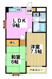 アベニュー成城1【3階】の間取り