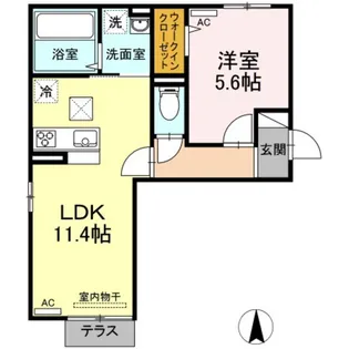 ボナール【1階】の間取り