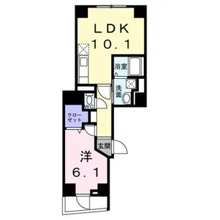 東京都文京区千駄木4【マンション】の間取り