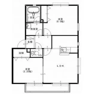 メゾン・ド・ウィステアリアH【2階】の間取り