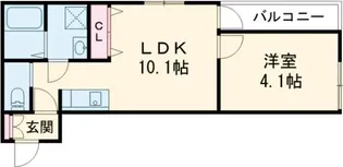 兵庫県加古川市加古川町本町【アパート】の間取り