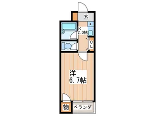 シャンティ上島【2階】の間取り