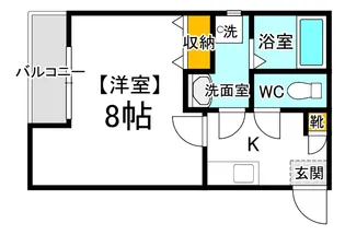 クレフラスト十日市東町【1階】の間取り