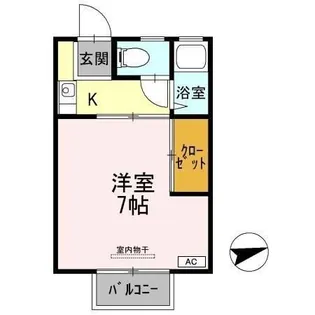 パークハウス B棟【2階】の間取り