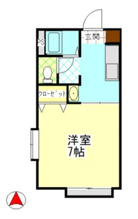 スクーデリア中庄B【1階】の間取り