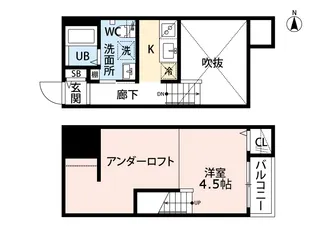 blueberry本山【2階】の間取り