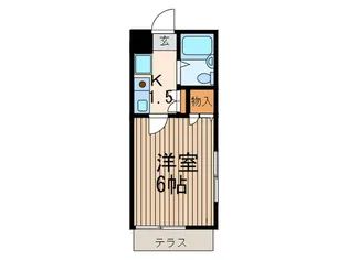 吉井ハイム【1階】の間取り