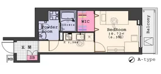 神奈川県横浜市神奈川区栄町【マンション】の間取り