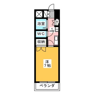 ガル桜山【3階】の間取り