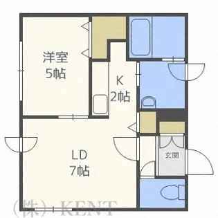 サルバトーレ発寒【3階】の間取り
