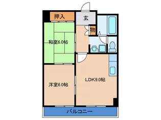 野本ビル【7階】の間取り