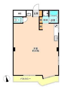 リーフル大門【2階】の間取り