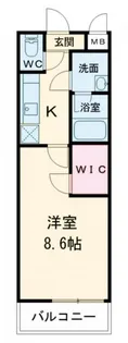 フジパレス鳳西【1階】の間取り
