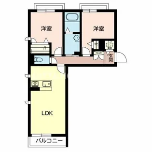 ヒルズ エルドラード【2階】の間取り