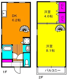 静岡県浜松市中央区半田山5【一戸建】の間取り