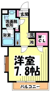 東京都調布市多摩川1【マンション】の間取り