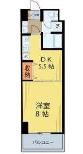 ベルシティ榴ヶ岡【8階】の間取り