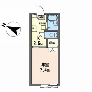 サンライズヒル・セキ【1階】の間取り