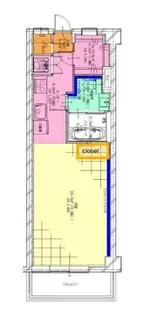 月島福寿マンション【6階】の間取り