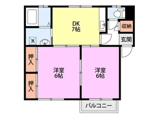 アートヒルズI【2階】の間取り