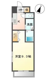 広島県福山市西町1丁目【マンション】の間取り