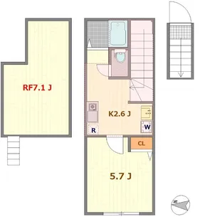 東京都練馬区豊玉南3【アパート】の間取り