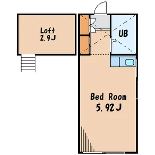 ベルハイツ【2階】の間取り