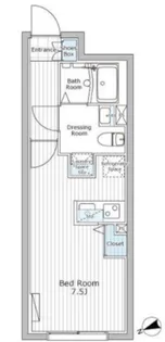 東京都新宿区市谷仲之町【マンション】の間取り