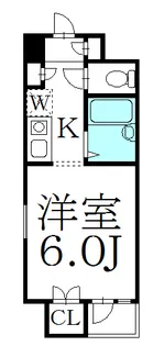 東京都中野区中央4【マンション】の間取り