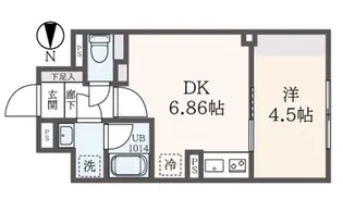 a LATO 亀戸II【4階】の間取り