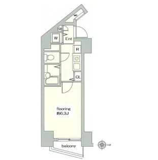 グランヴァン池袋西【3階】の間取り