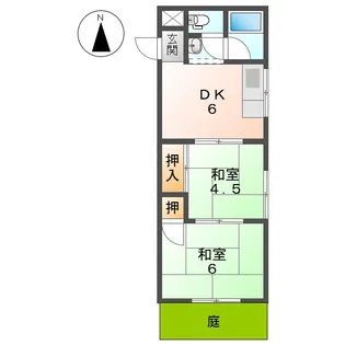愛知県名古屋市中川区戸田4【アパート】の間取り