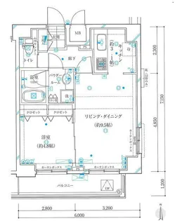 ガリシア浜松町【13階】の間取り