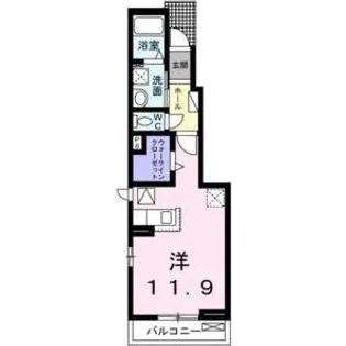 岐阜県多治見市大原町7【アパート】の間取り