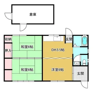 三重県四日市市小牧町【一戸建】の間取り