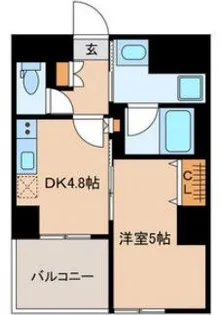 マイホーム幕張【6階】の間取り