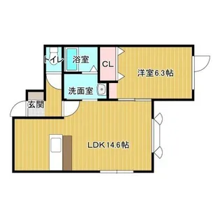 レインボーハウスMelodyII【1階】の間取り