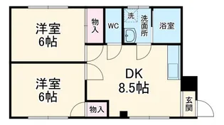 アーバン浦安【1階】の間取り
