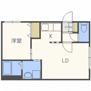 ポーザ宮の沢【1階】の間取り