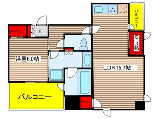 アルバックスタワー金山駅前【8階】の間取り