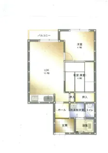 かぐらおハイツ【3階】の間取り