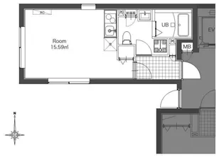 センターコート芝【5階】の間取り