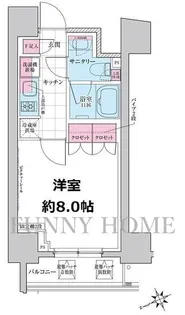 東京都世田谷区三軒茶屋2【マンション】の間取り