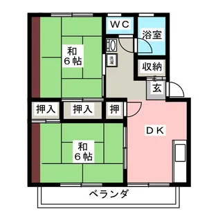 コーポフェリカ【1階】の間取り