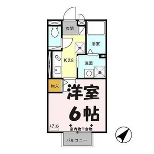 パル・コメット【1階】の間取り