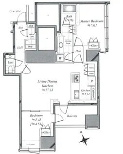 三田ガーデンヒルズ ノースヒル【3階】の間取り