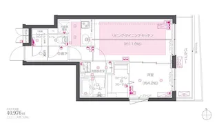 ZOOM荻窪【3階】の間取り