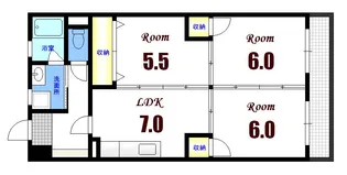 カーサヴェルダ【1階】の間取り