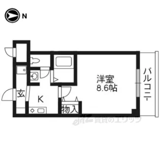 M’プラザ津田駅前十一番館【6階】の間取り