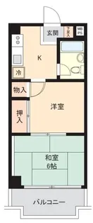 ハイツ奥沢【4階】の間取り